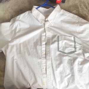 Long sleeve white button down